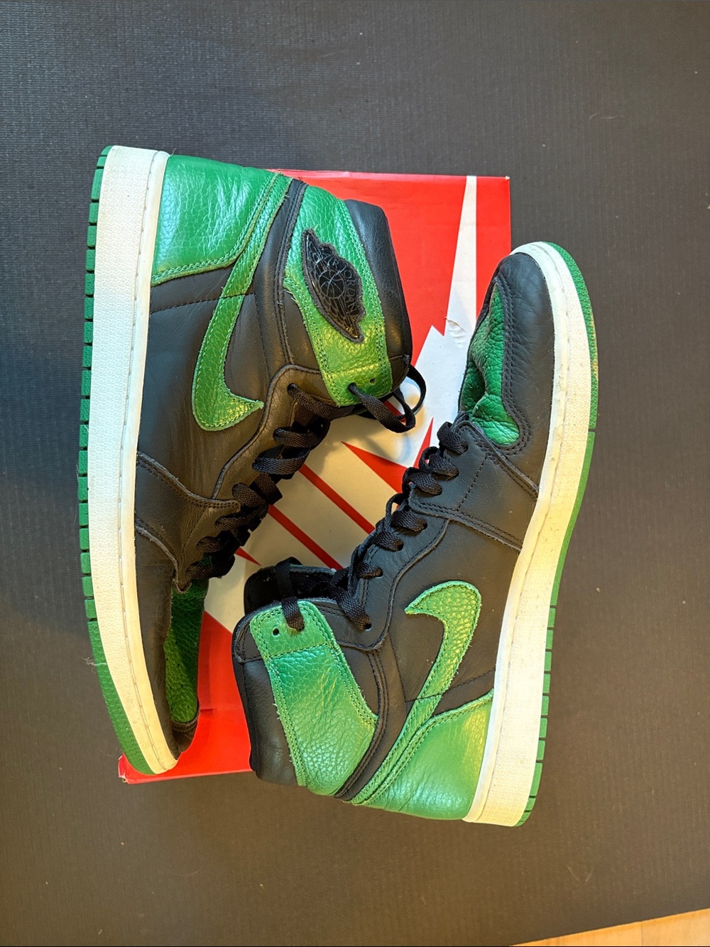 Jordan High-Top Sneakers - Black & Green